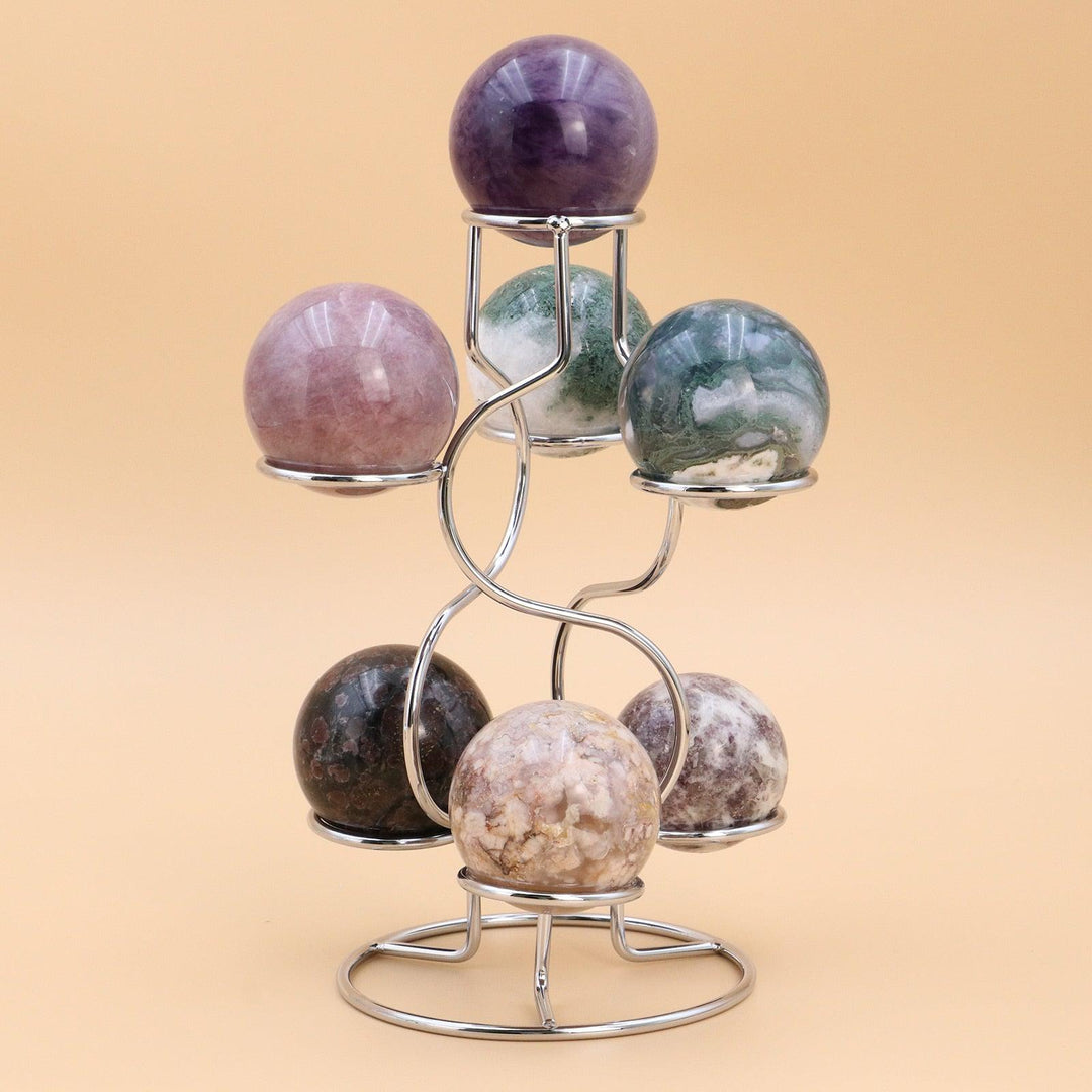 7 Sphere Display Stand in 3 Colors