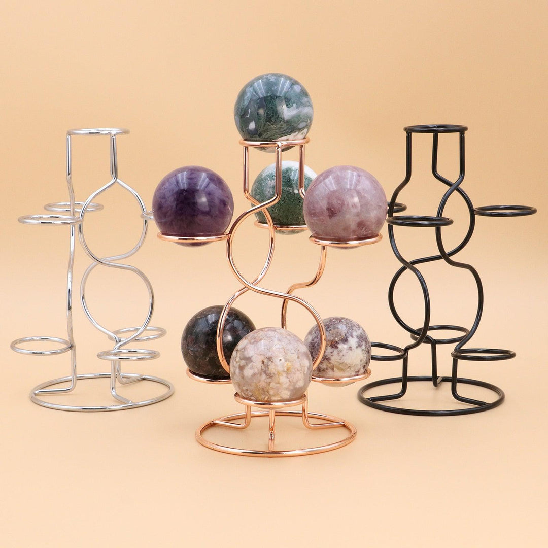 7 Sphere Display Stand in 3 Colors