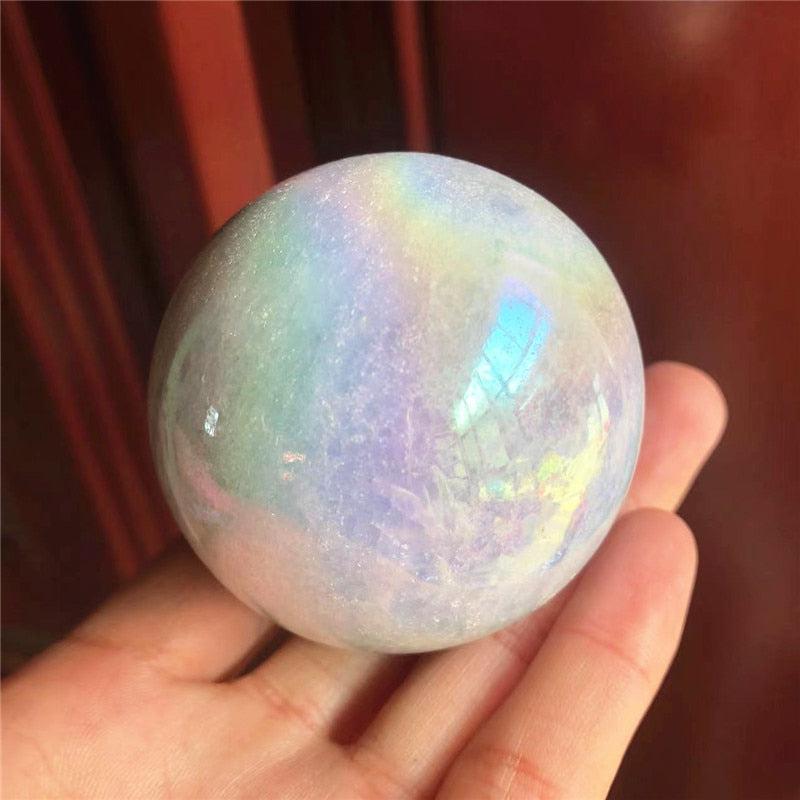 Angel Aura Celestite Crystal Sphere