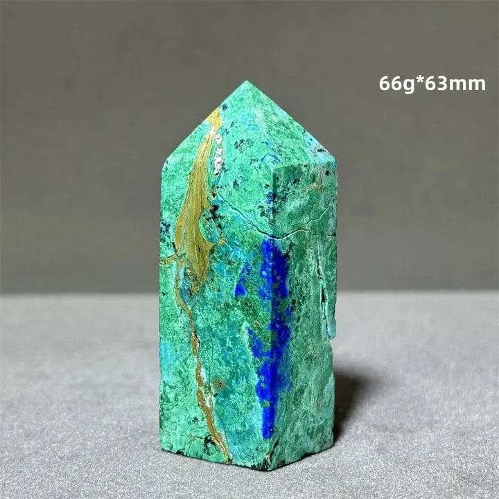 Azurite w/t Malachite Towers-Towers-Ali-11 66g 63mm-Azurite / Malachite-Crystal Destiny