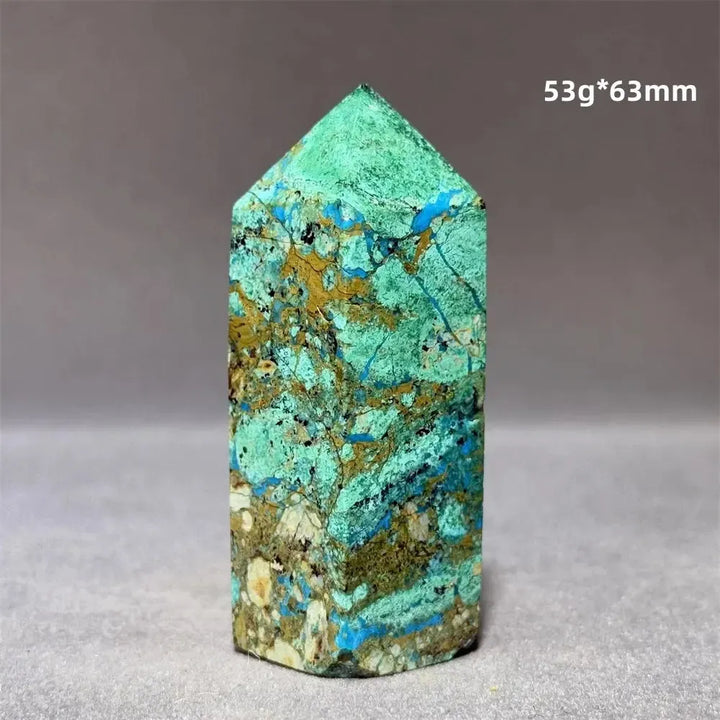 Azurite w/t Malachite Towers-Towers-Ali-14 53g 63mm-Azurite / Malachite-Crystal Destiny
