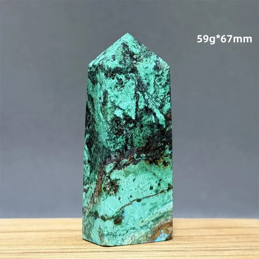 Azurite w/t Malachite Towers-Towers-Ali-16 59g 67mm-Azurite / Malachite-Crystal Destiny
