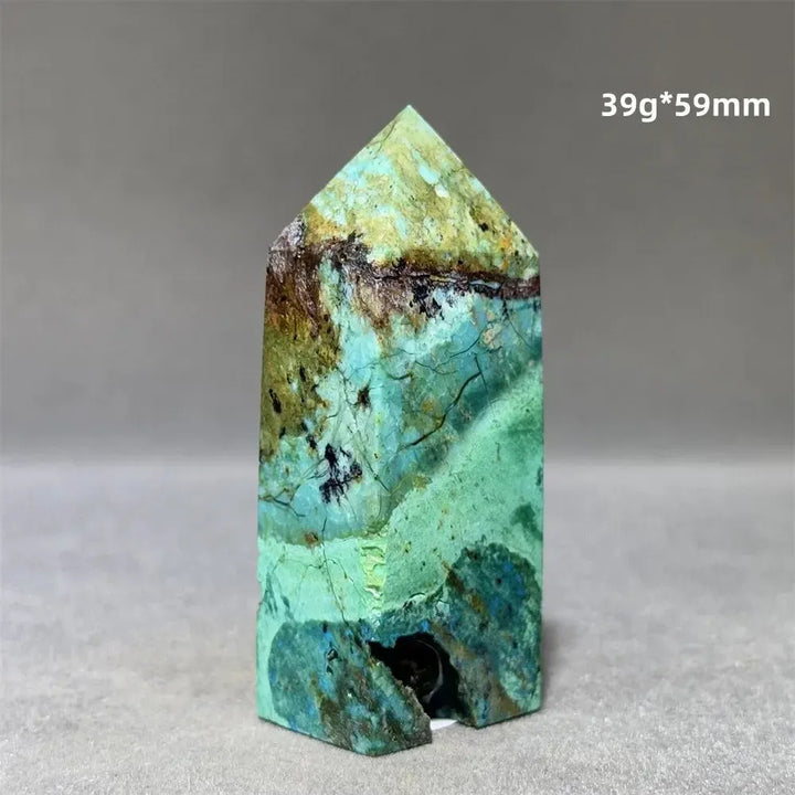 Azurite w/t Malachite Towers-Towers-Ali-19 39g 59mm-Azurite / Malachite-Crystal Destiny