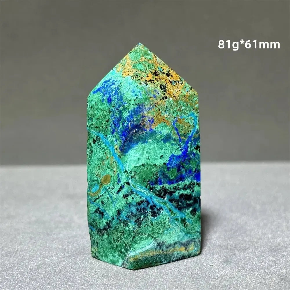 Azurite w/t Malachite Towers-Towers-Ali-1 77g 69mm-Azurite / Malachite-Crystal Destiny