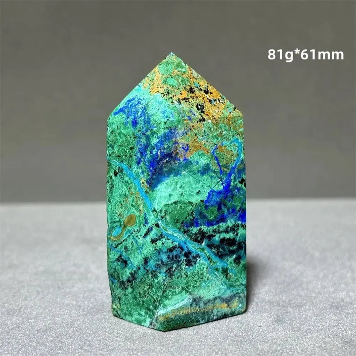 Azurite w/t Malachite Towers-Towers-Ali-1 77g 69mm-Azurite / Malachite-Crystal Destiny
