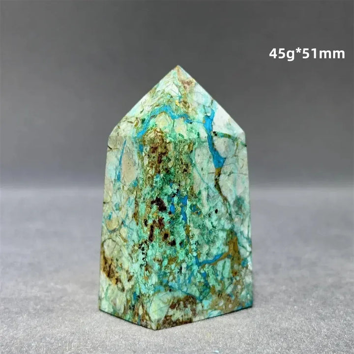 Azurite w/t Malachite Towers-Towers-Ali-20 45g 51mm-Azurite / Malachite-Crystal Destiny
