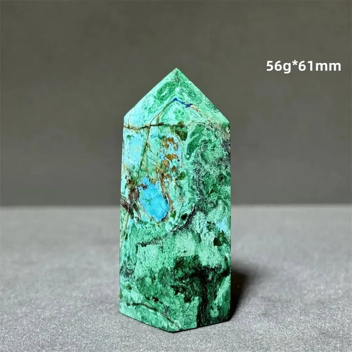 Azurite w/t Malachite Towers-Towers-Ali-23 56g 61mm-Azurite / Malachite-Crystal Destiny