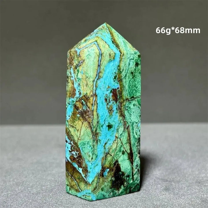 Azurite w/t Malachite Towers-Towers-Ali-1 77g 69mm-Azurite / Malachite-Crystal Destiny
