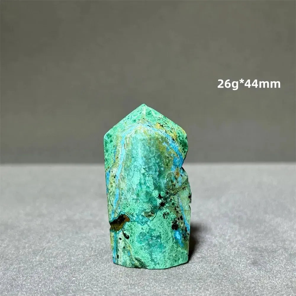 Azurite w/t Malachite Towers-Towers-Ali-32 26g 44mm-Azurite / Malachite-Crystal Destiny