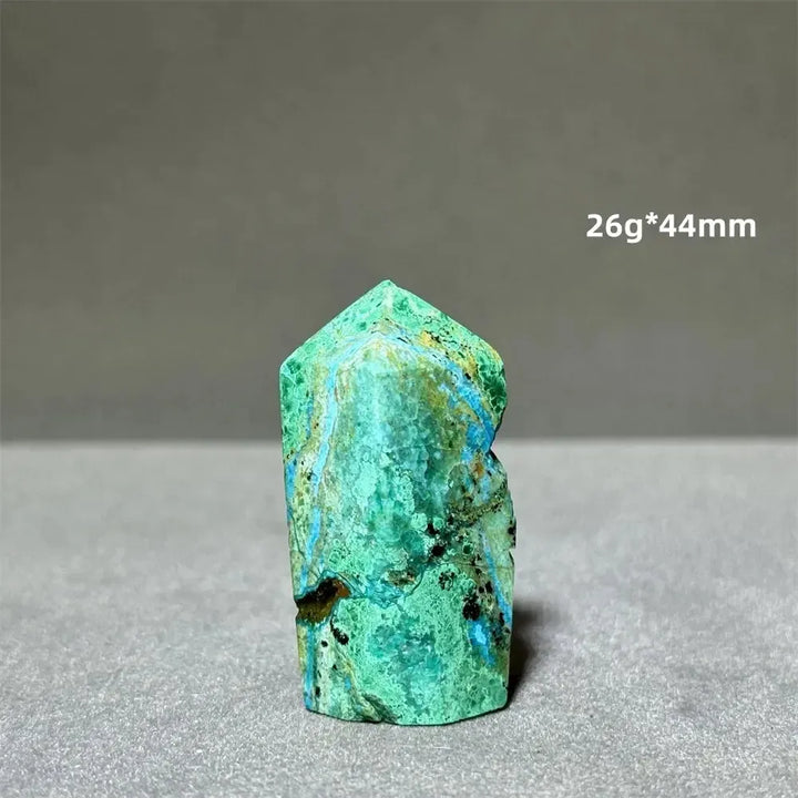 Azurite w/t Malachite Towers-Towers-Ali-32 26g 44mm-Azurite / Malachite-Crystal Destiny