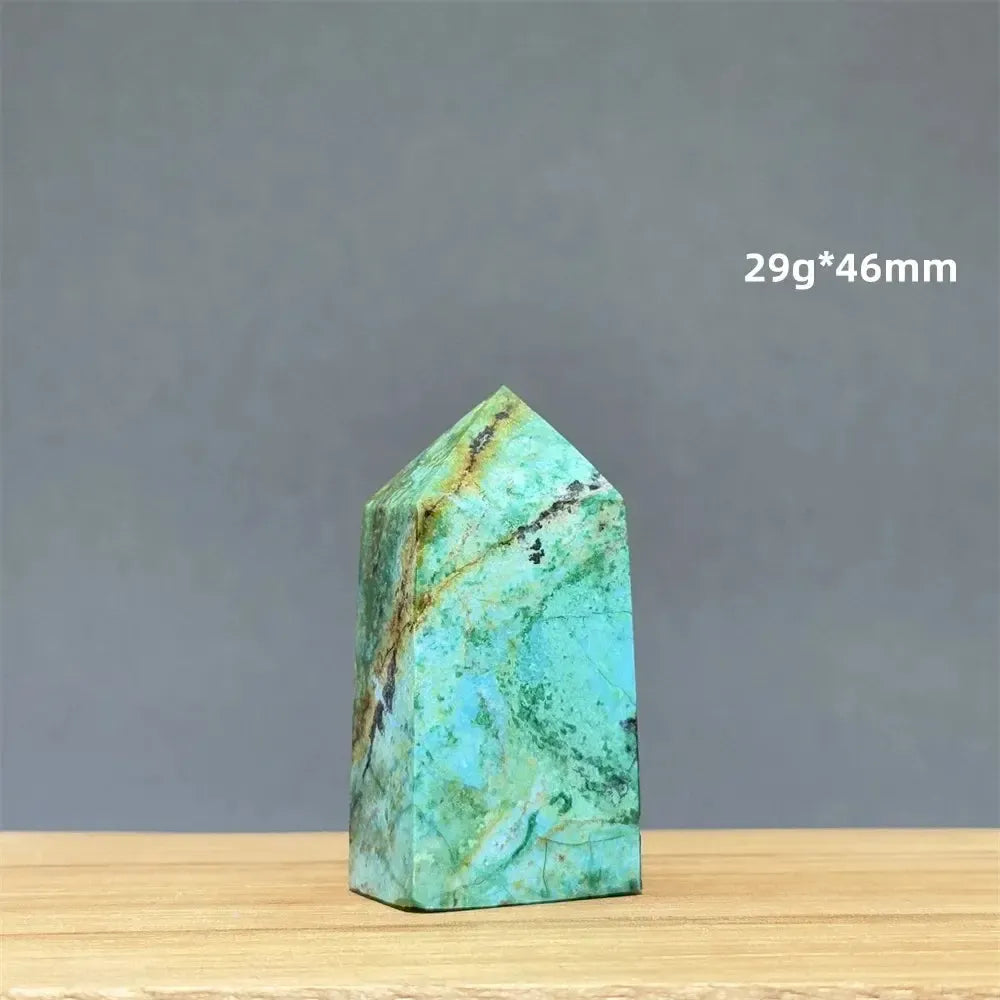 Azurite w/t Malachite Towers-Towers-Ali-35 29g 46mm-Azurite / Malachite-Crystal Destiny