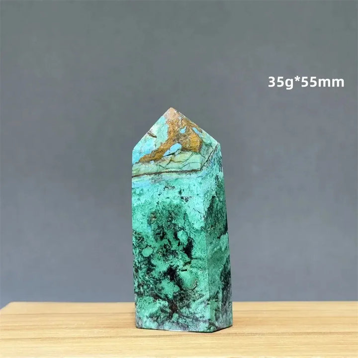 Azurite w/t Malachite Towers-Towers-Ali-36 35g 55mm-Azurite / Malachite-Crystal Destiny