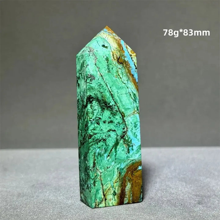 Azurite w/t Malachite Towers-Towers-Ali-5 78g 83mm-Azurite / Malachite-Crystal Destiny