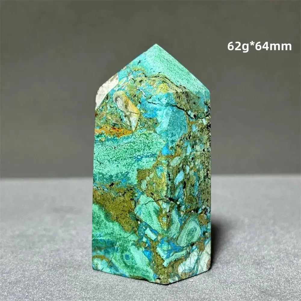 Azurite w/t Malachite Towers-Towers-Ali-1 77g 69mm-Azurite / Malachite-Crystal Destiny