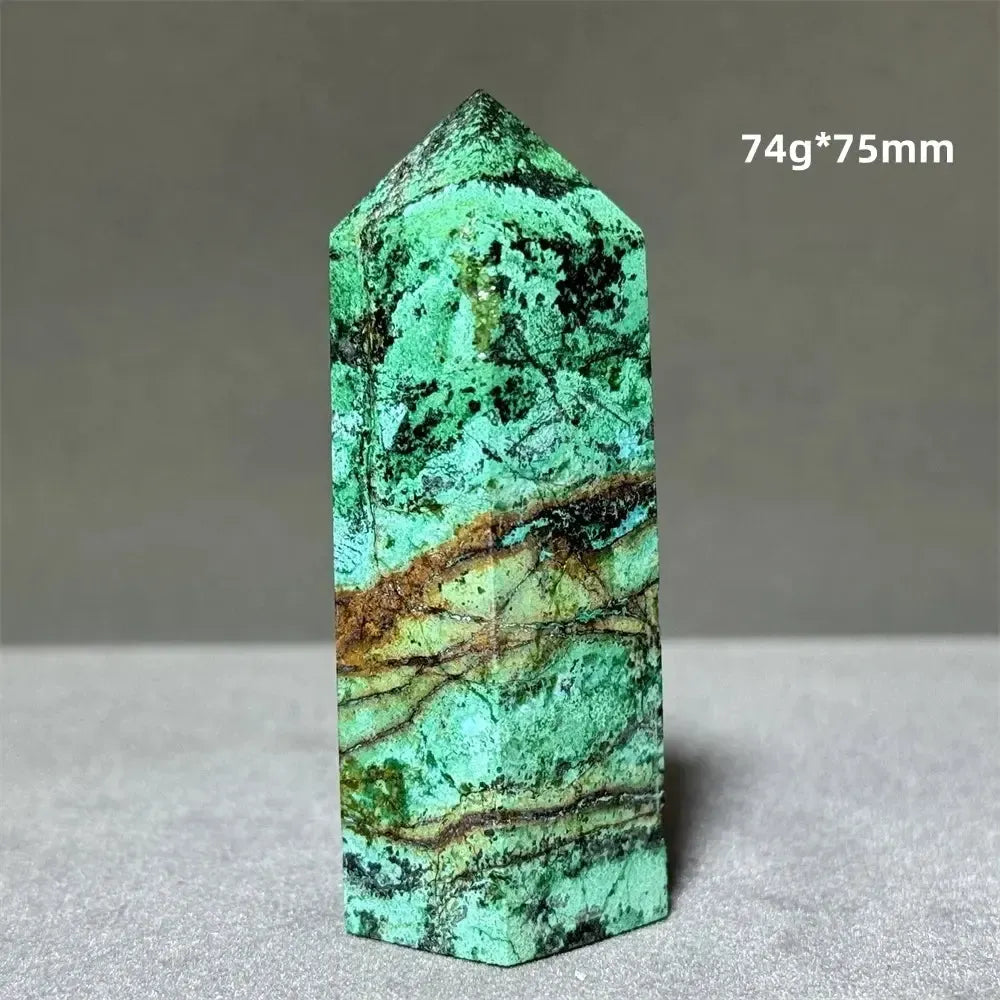 Azurite w/t Malachite Towers-Towers-Ali-6 74g 75mm-Azurite / Malachite-Crystal Destiny