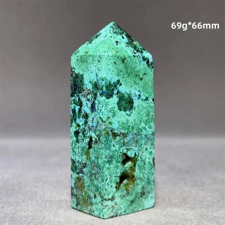 Azurite w/t Malachite Towers-Towers-Ali-7 69g 66mm-Azurite / Malachite-Crystal Destiny