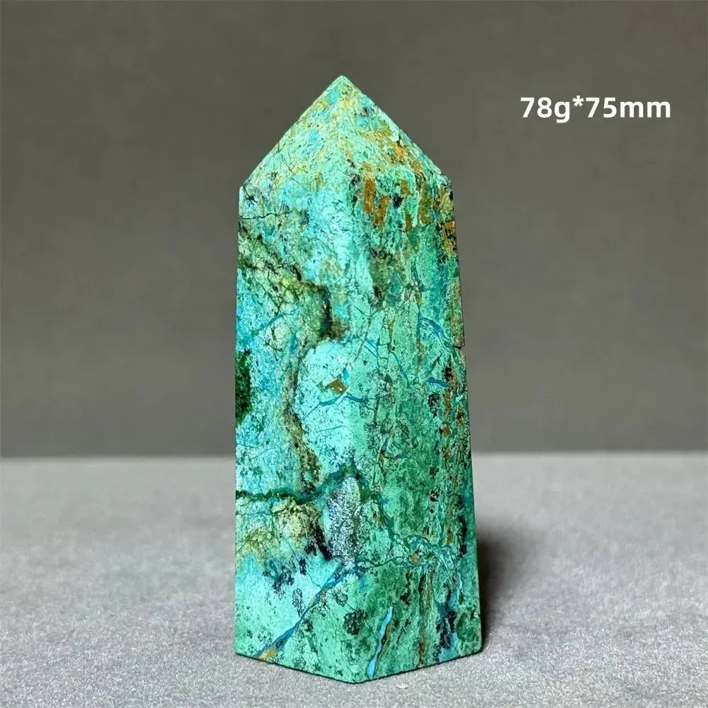 Azurite w/t Malachite Towers-Towers-Ali-8 78g 75mm-Azurite / Malachite-Crystal Destiny