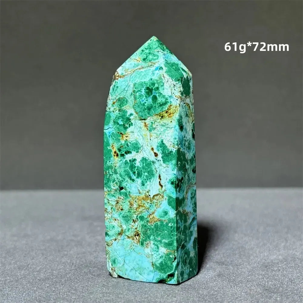 Azurite w/t Malachite Towers-Towers-Ali-9 61g 72mm-Azurite / Malachite-Crystal Destiny