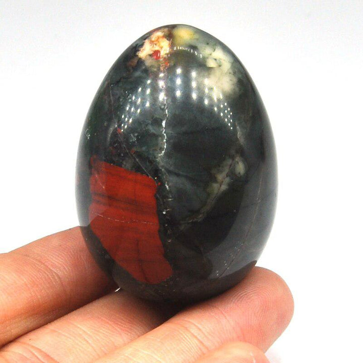 Bloodstone Egg Shaped Crystal