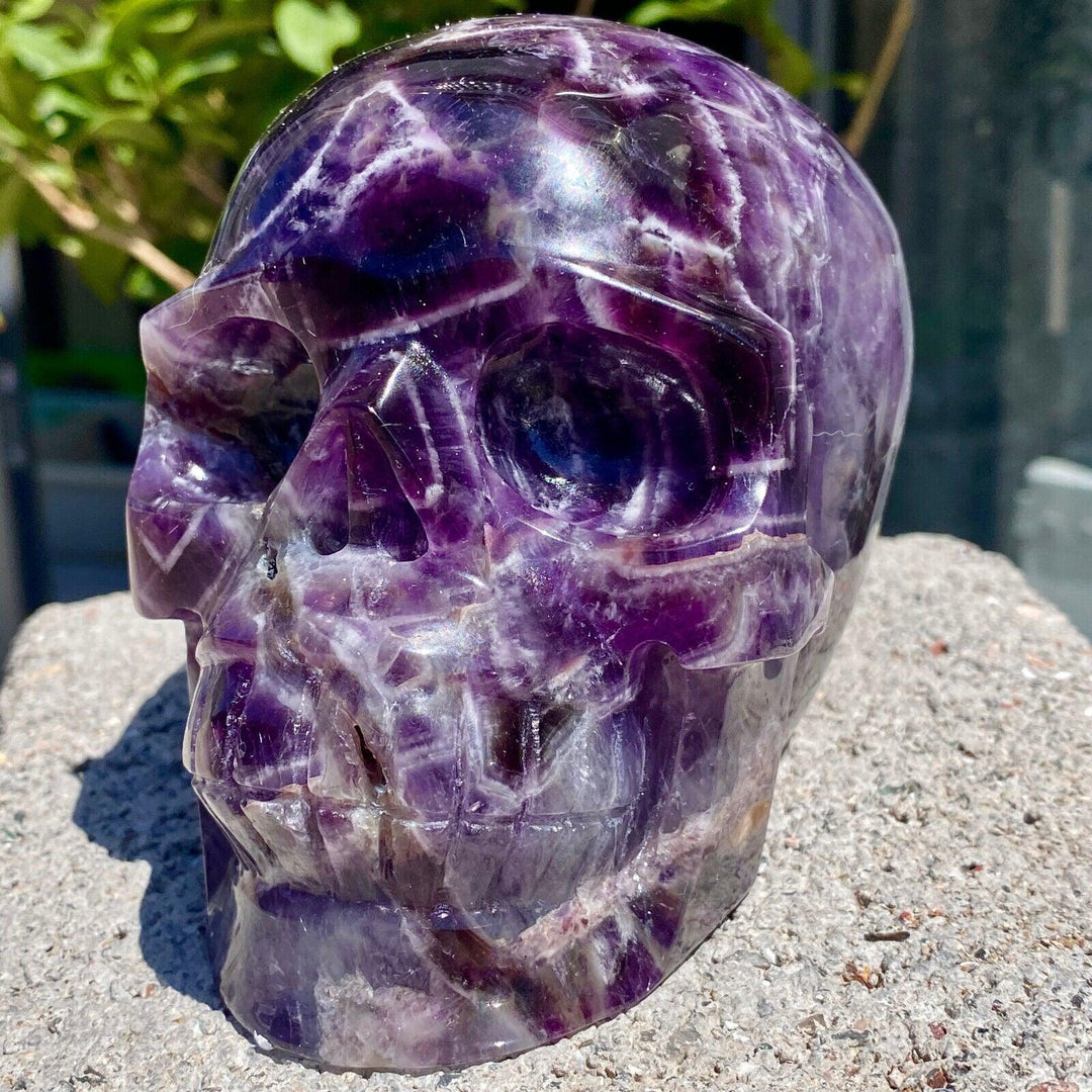 Dream Amethyst Carved Skull