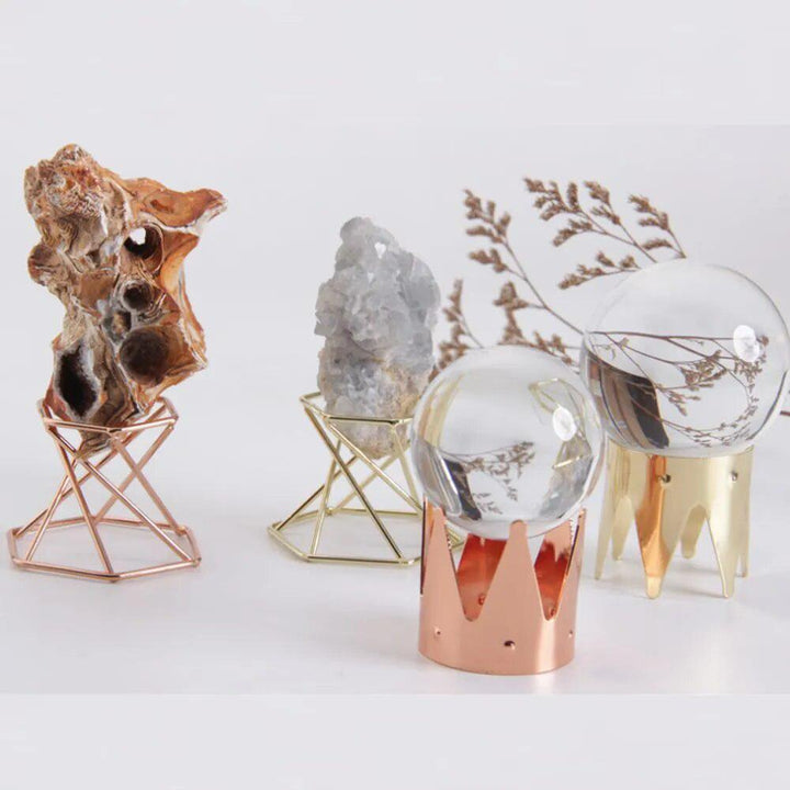 Metal Display Stands For Crystals