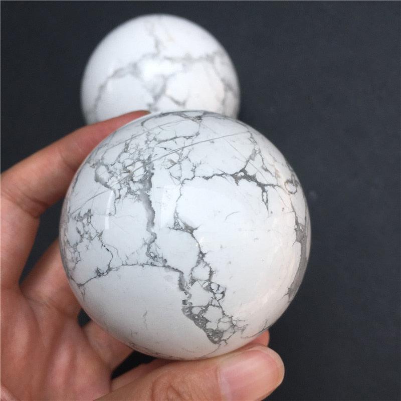 Howlite Crystal Sphere