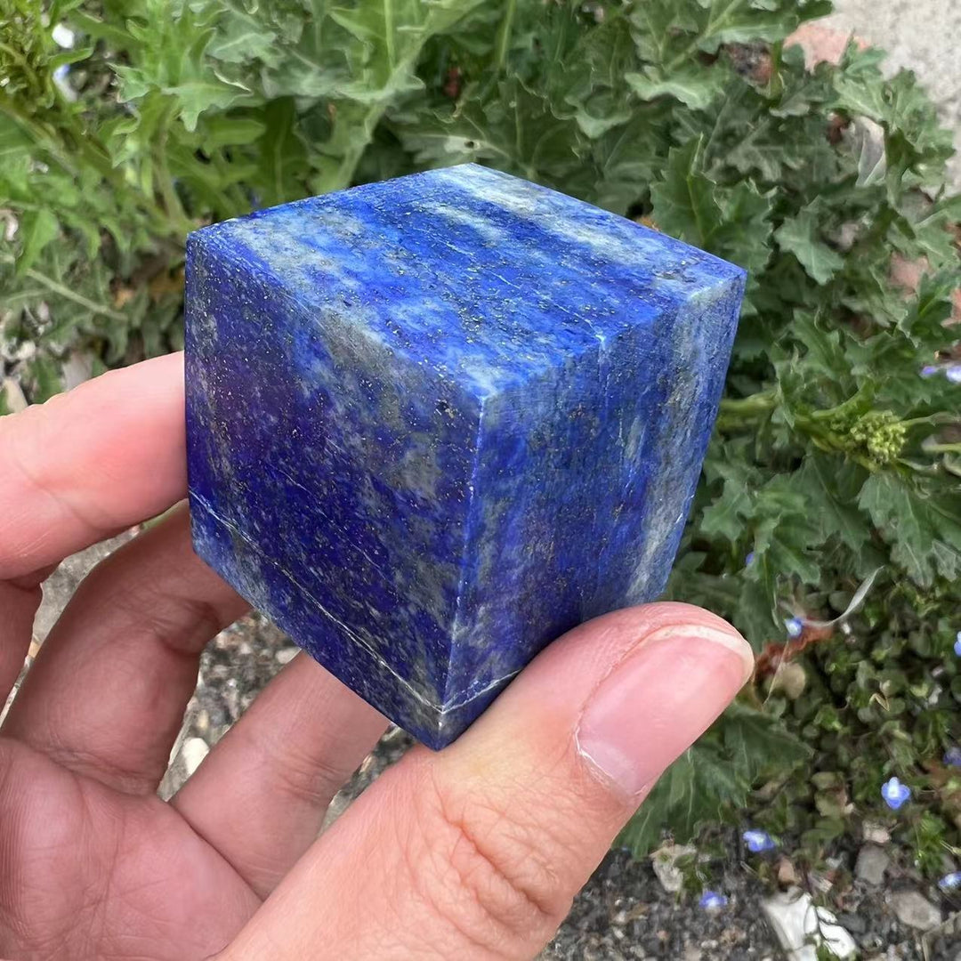Lapis Lazuli Crystal 'Lucky Chunky' Cube