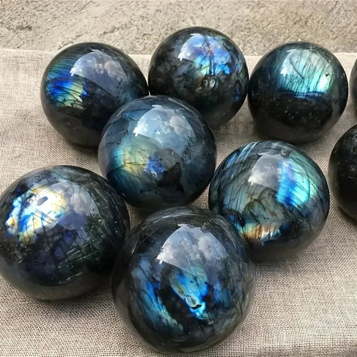 Natural Labradorite Crystal Spheres-Spheres-Ali-Labradorite-40-45mm-Crystal Destiny