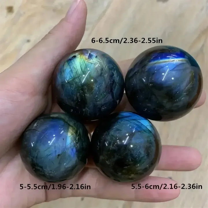 Natural Labradorite Crystal Spheres-Spheres-Ali-Labradorite-40-45mm-Crystal Destiny