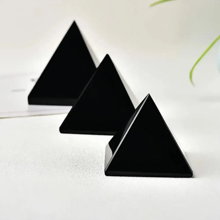 Natural Obsidian Pyramid-Pyramids-Ali-Obsidian-40mm-Crystal Destiny