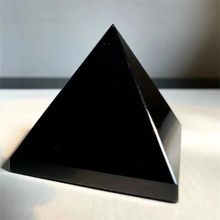 Natural Obsidian Pyramid-Pyramids-Ali-Obsidian-40mm-Crystal Destiny