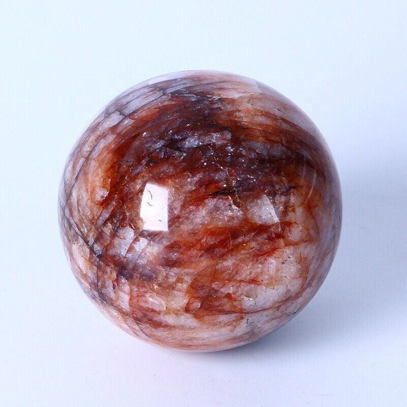 Red Hematoid Quartz Crystal Sphere