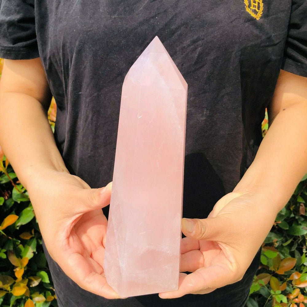 Rose Quartz Crystal Obelisk