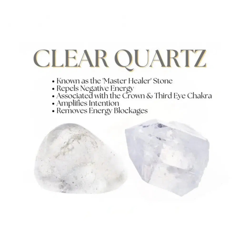 Clear Quartz, Angelite, Sodalite 8 mm Round Bracelet