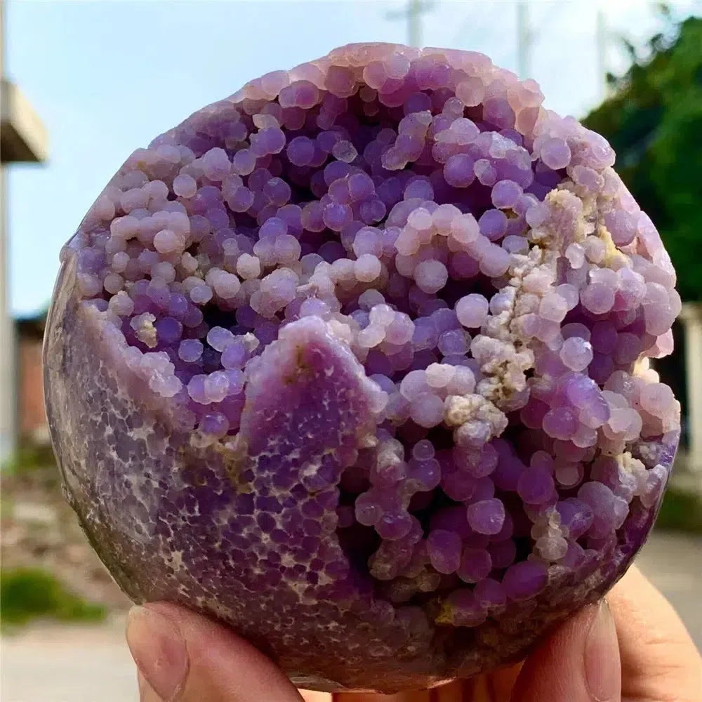 Grape Agate Ore Sphere