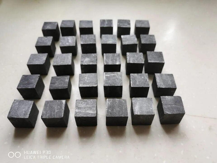 Shungite Stone Cube 20-24mm EMF Protection Crystal