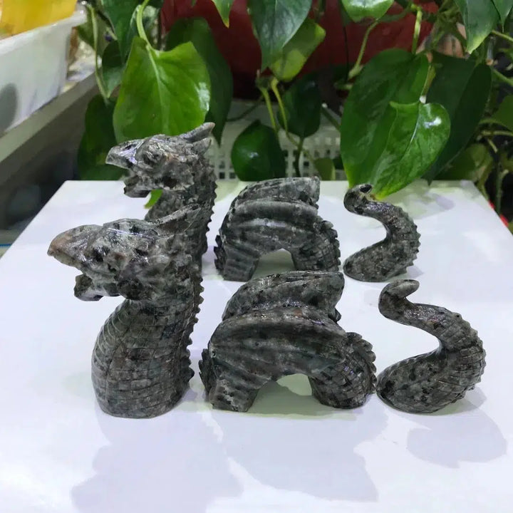 Yooperlite 3 Piece Carved Dragon