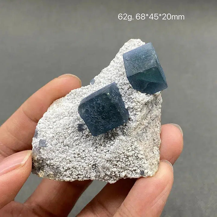 Mongolian Blue Fluorite Cluster on Matrix 'Rare'