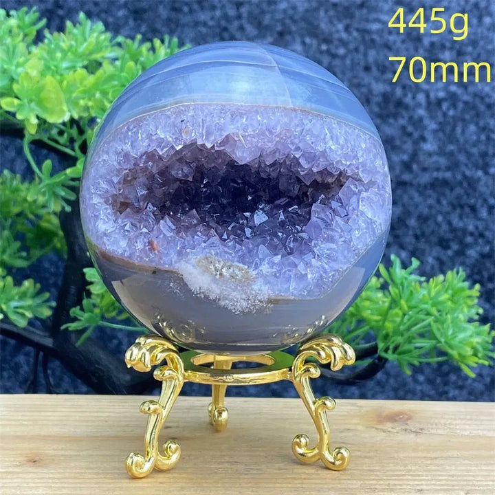 Agate Geode Sphere