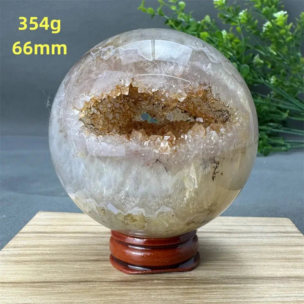 Agate Crystal Druzy Sphere