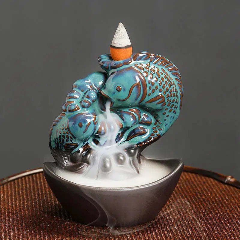 Ceramic Back-flow Incense Decorative Burner