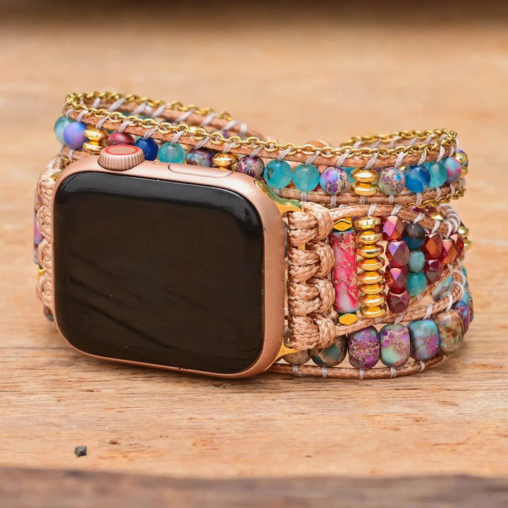 Bohemian Crystal Watch Band For Apple Watch Band