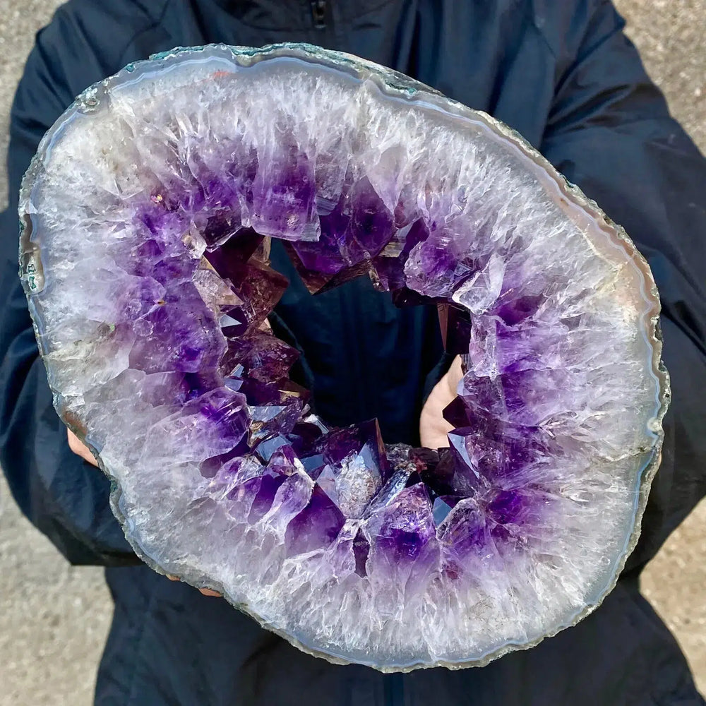 Magical Amethyst “Portal” Slice