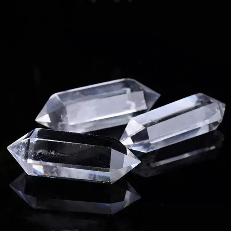 Clear Quartz Crystal Double Terminated Point