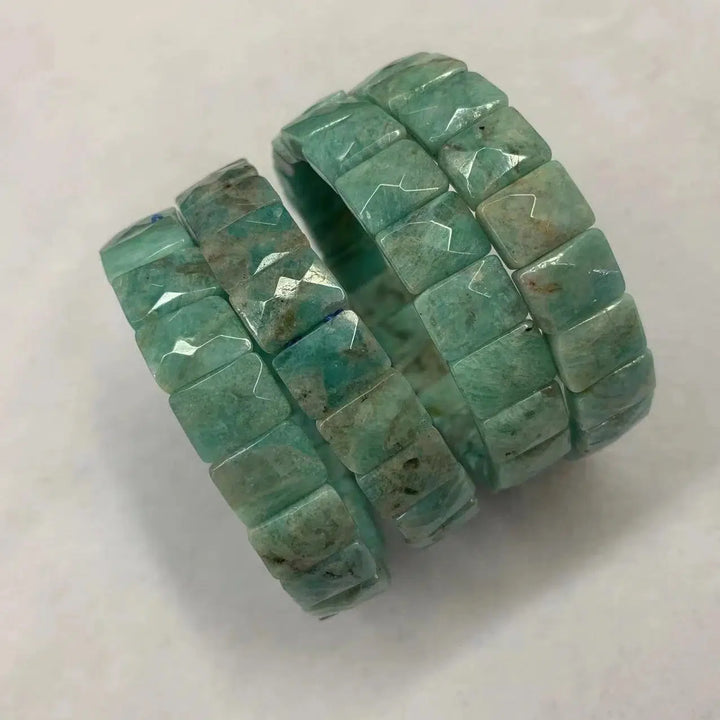 Amazonite Stone Beads Bracelet