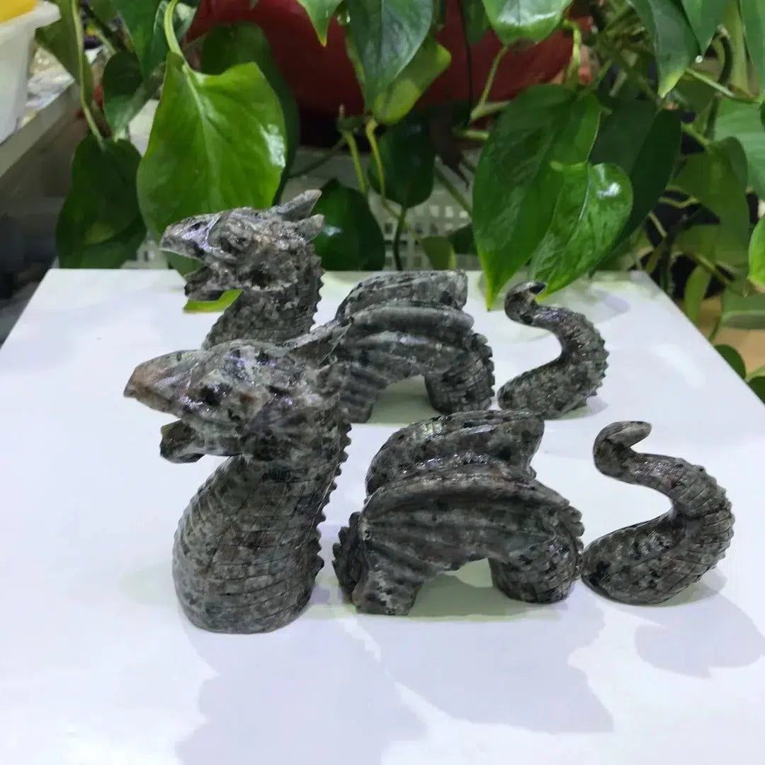Yooperlite 3 Piece Carved Dragon