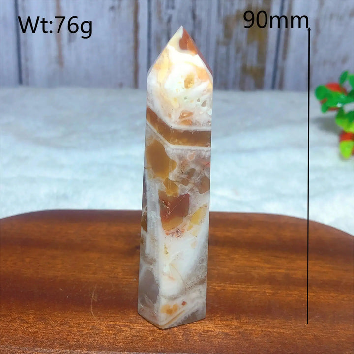 Cappuccino Agate Tower