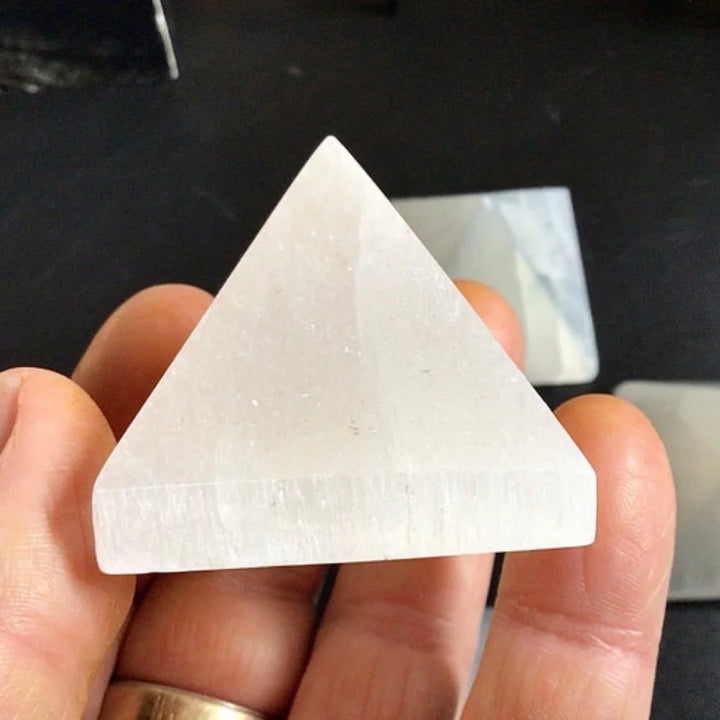 Selenite Crystal Pyramid-Pyramids-Ali-Selenite-40-50mm-Crystal Destiny