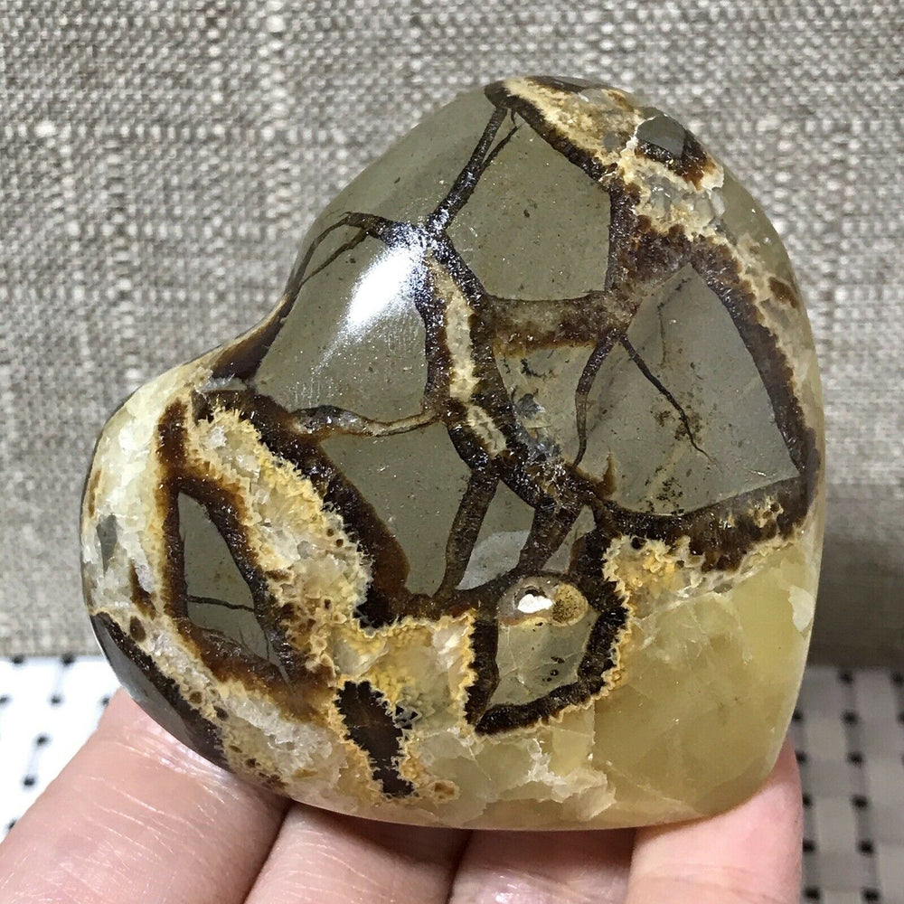 Septarian Carved Heart