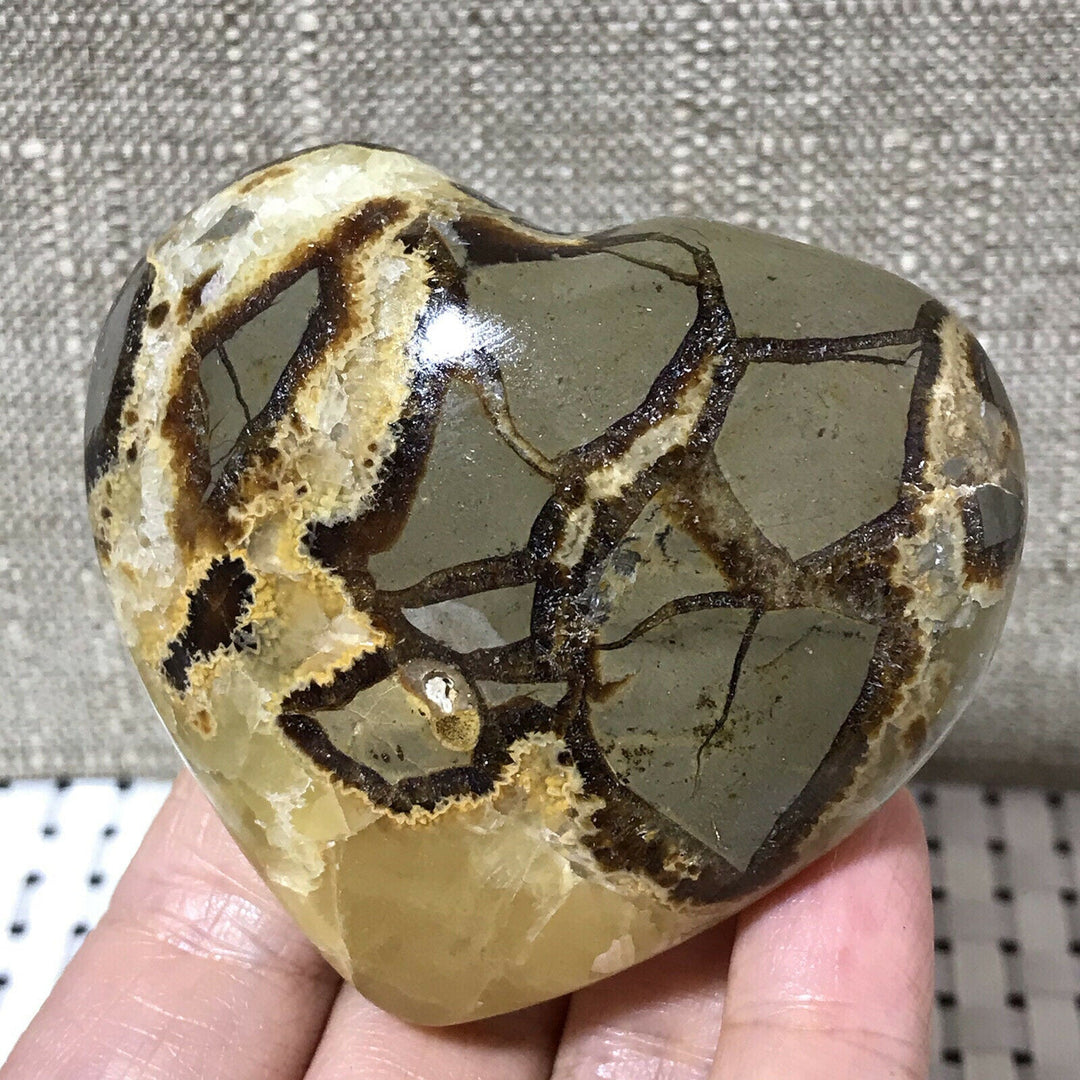 Septarian Carved Heart